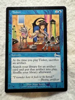 MTG - Tinker - Urza's Legacy - NM - Never Played - Free Shipping! - Image 1