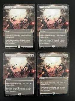 MTG- Wrath of God x4 - Dominaria Remastered - Borderless - Image 1