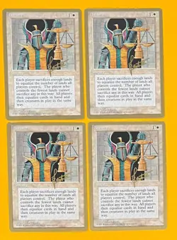 MTG BALANCE (x 4) World's 1996 (OldManMTG 005-749) - Image 1