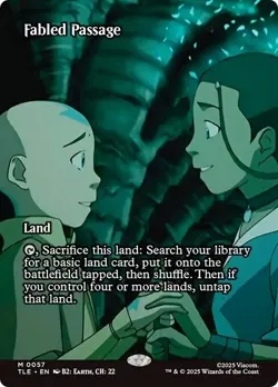 FABLED PASSAGE mtg NM-M The Last Airbender Eternal 1 Mythic Borderless - Image 1