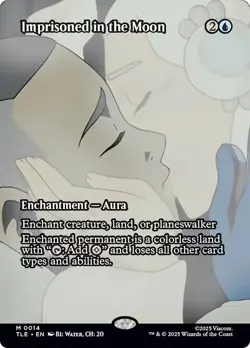 IMPRISONED IN THE MOON mtg NM-M The Last Airbender Eternal 1 Mythic Borderless - Image 1