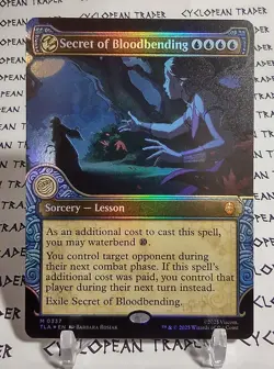FOIL Showcase SECRET OF BLOODBENDING mtg NM The Last Airbender 1 Mythic - Image 1