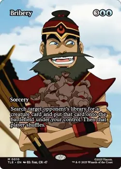 BRIBERY mtg NM-M The Last Airbender Eternal 1 Mythic Borderless - Image 1