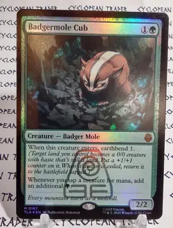 FOIL BADGERMOLE CUB mtg NM The Last Airbender 1 Mythic - Image 1