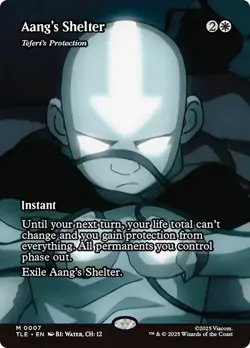 AANG'S SHELTER / TEFERI'S PROTECTION mtg NM-M The Last Airbender Eternal Mythic - Image 1