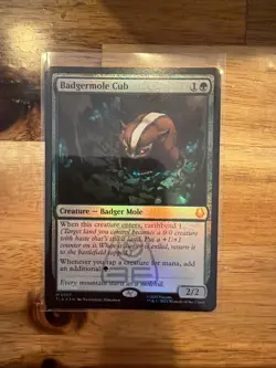Badgermole Cub Foil 0167 - Mythic Rare - MTG Magic Avatar The Last Airbender - Image 1