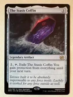 The Stasis Coffin 245 The Brothers War MTG NM - Image 1