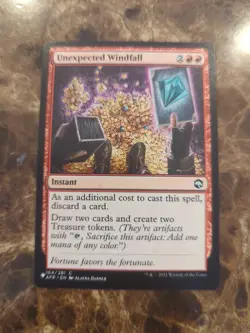 Unexpected Windfall The List Reprints Regular NM MTG - Image 1
