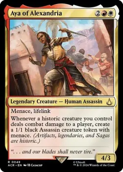 Aya of Alexandria 48 MTG NM Assassin's Creed - Image 1