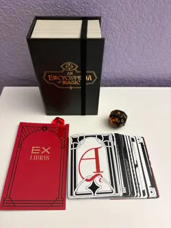 ?? MTG Secret Lair An Encyclopedia of Magic: ?? Box, ?? Die, ?Letters Only ?? - Image 1