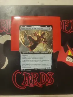 Magic The Gathering Spider-Man "Iron Spider, Stark Upgrade" EXTENDED ART NM - Image 1