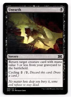 MTG Magic the Gathering Unearth (96/331) Double Masters 2022 - Image 1