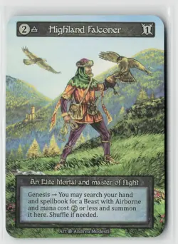 Sorcery Contested Realm Beta Highland Falconer x1 NM Elite - Image 1