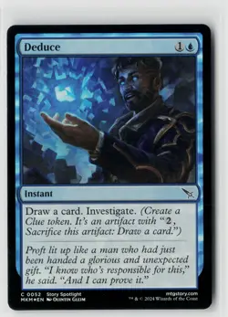 MTG MKM Karlov Manor Deduce Foil x4 NM Common - Image 1