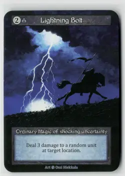 Sorcery Contested Realm Beta Lightning Bolt x4 NM Ordinary - Image 1