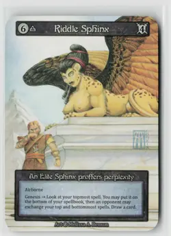 Sorcery Contested Realm Beta Riddle Sphinx x1 NM Elite - Image 1