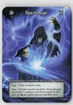 Sorcery Contested Realm Beta Sparkmage x1 NM Avatar - Image 1