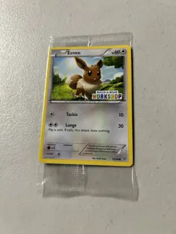 New Sealed Build a Bear Workshop Pokemon Card EEVEE original Promo - Image 1