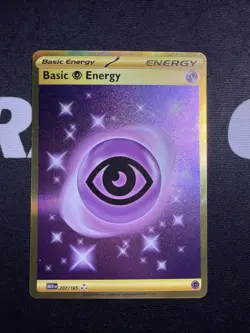 Pokemon TCG Basic Psychic Energy Scarlet & Violet 151 207/165 Holo Hyper Rare NM - Image 1