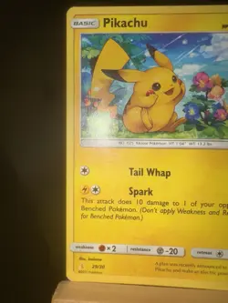 Pikachu Sun & Moon Alolan Raichu & Lycanroc LP 29/30 Pokemon TCG Card - Image 2