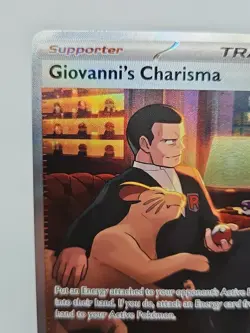 Giovanni's Charisma 204/165 Sv: Scarlet & Violet 151 Holo Pokemon - Image 2