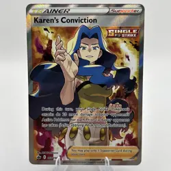 2021 Chilling Reign Holo Karen’s Conviction Uncommon #193/198 NM - Image 1