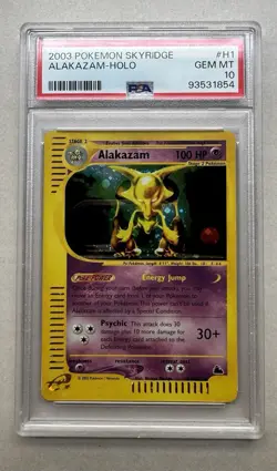 Alakazam - H1/H32 - Pokemon TCG PSA 10 Skyridge Rare Holo 2003 - Gem Mint - Image 1