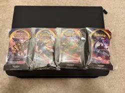 ✨Pokemon TCG: Sword And Shield Base Set (4 Sleeved Booster Pack Art Set)✨ - Image 1