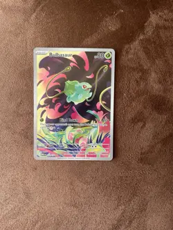 Pokemon Bulbasaur IR Mega Evolution 133/132 In Hand English - NM- Pack Fresh - Image 3