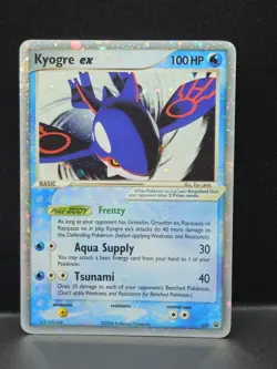 Kyogre EX 037 Holo Pokemon TCG Nintendo Black Star Promo 2006 LP/MP - Image 1
