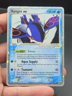 Kyogre EX 037 Holo Pokemon TCG Nintendo Black Star Promo 2006 LP/MP - Image 2