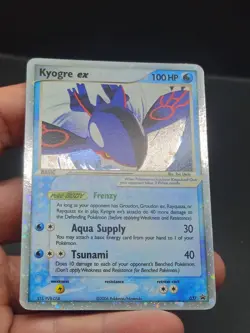 Kyogre EX 037 Holo Pokemon TCG Nintendo Black Star Promo 2006 LP/MP - Image 3