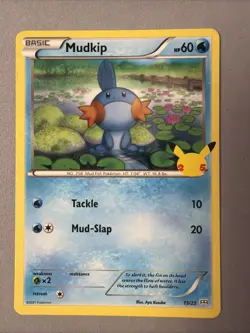 Pokemon TCG * PROMO * McDonald's Collection 2021 * 19/25 Mudkip * Non-Holo - Image 1