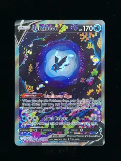 Lumineon V GG39 Pokemon Crown Zenith 2023 NM 🔥🔥🔥 - Image 1