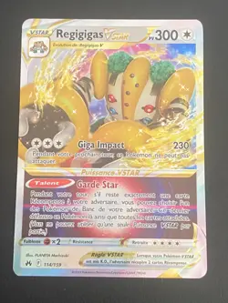 CARTE POKEMON REGIGIGAS VSTAR 114/159 FR ULTRA RARE EB ZENITH SUPREME - NM/M - Image 1