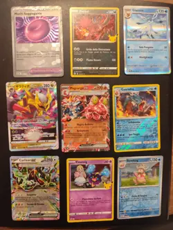 Lotto 9 Carte Pokemon ★ Ultra Rare & Holo ★ Diverse Espansioni ★ MINT - Image 1