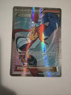 Pokemon XY BREAKpoint #122/122 Skyla - Lightly Played - Trainer Full Art - Image 4