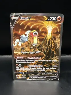 Pokemon TCG Entei V Crown Zenith: Galarian Gallery GG36/GG70 Holo Ultra Rare - Image 2