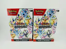2x - Pokemon TCG Prismatic Evolutions Booster Bundle Pack - Lot Of 2 - Image 1
