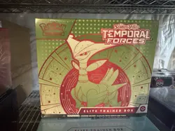 Brand New Sealed Pokemon TCG Temporal Forces Elite Trainer Box ETB Iron Leaves - Image 1