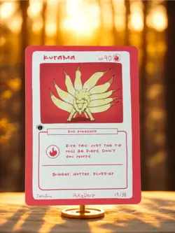 Kurama (Ninetales) 19/38 - 1st Edition Pokederp Second Print Fan Art - Pokemon - Image 1