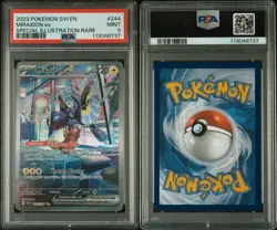 2023 POKEMON SVI EN-SCARLET & VIOLET SPECIAL ILLUSTRATION RARE MIRAIDON EX PSA 9 - Image 3