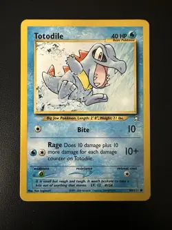 Pokemon Neo Genesis Totodile 80/111 - Image 1