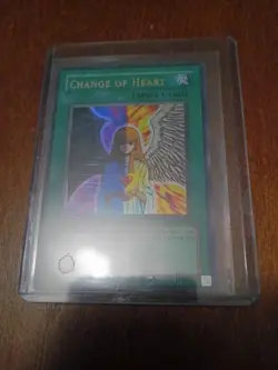 YUGIOH CHANGE OF HEART DB1-EN168 ULTRA (NM) - Image 1