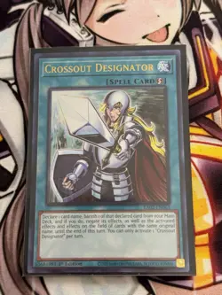 Crossout Designator RA02 Ultra Rare 1st ED NM Yugioh - Image 1
