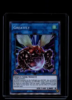 Yu-Gi-Oh! Greatfly #MP19-EN032 Super Rare 2019 Gold Sarcophagus Tin Mega Pack - Image 1