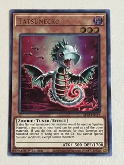 Yugioh! Tatsunecro GFP2-EN112 1st Edition Ultra Rare - Image 1