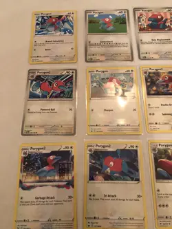 Lot Of 9 Porygon and Porygon2 Pokemon Cards - Image 2