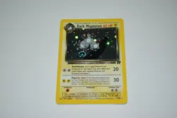 Dark Magneton 11/82 Team Rocket Pokemon Card Vintage Wotc Swirl Lightly Played - Image 3