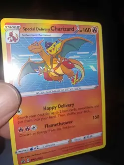 SEE DSCR Special Delivery Charizard SWSH075 SWSH: Sword Shield Promo Card CUST0M - Image 2